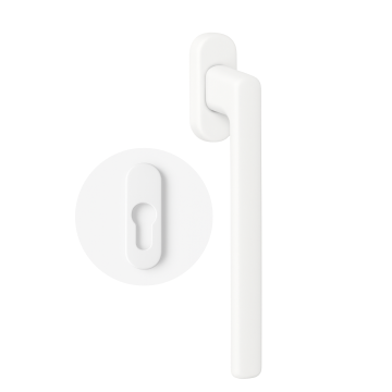 PP.502R/200.WS HF.kl.+rozeta ext. bílá