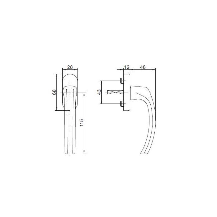 KLIKA KS 1005 Z T25 RAL7016M