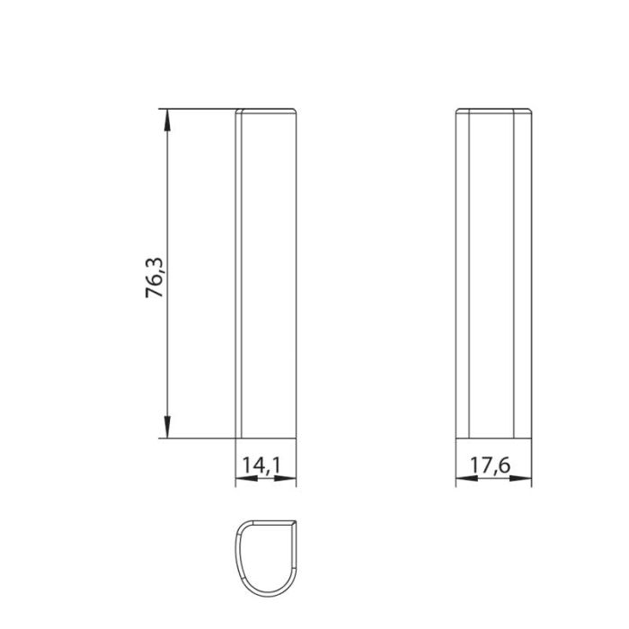 FWV F4 krytka křídl.ložiska pravá BZ-RB