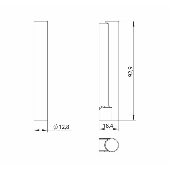 FK-F BZ-RB Krytka křídl.ložiska F4