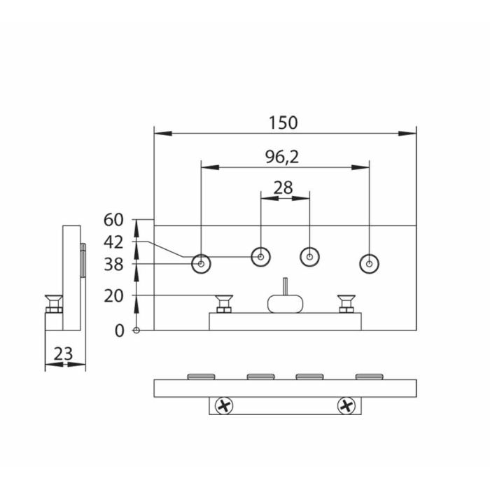 SWR Vrtací šablona
