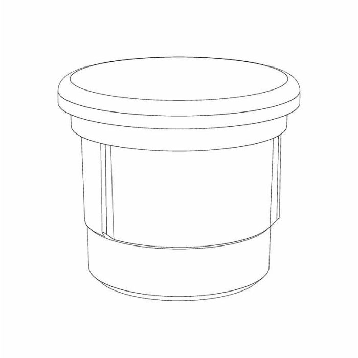 FWV krytka křídl.ložiska hnědá