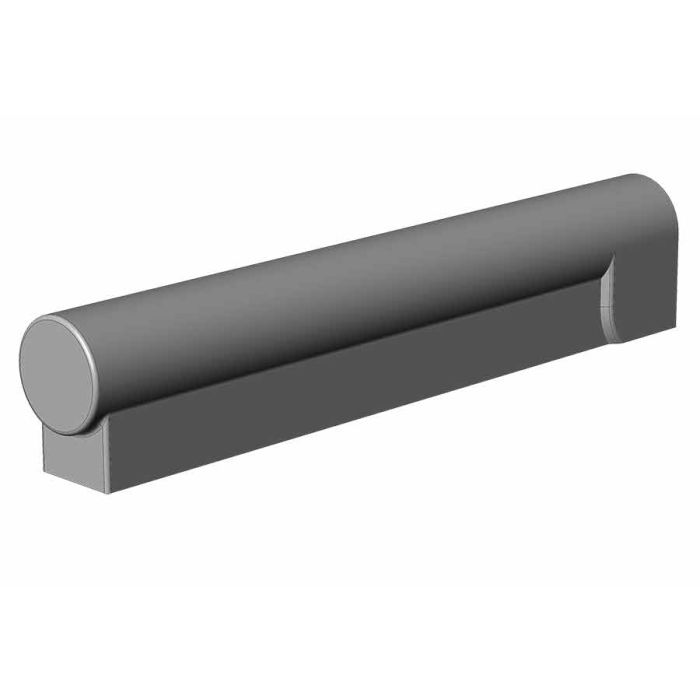 FK-F krytka křídl.ložiska bílá