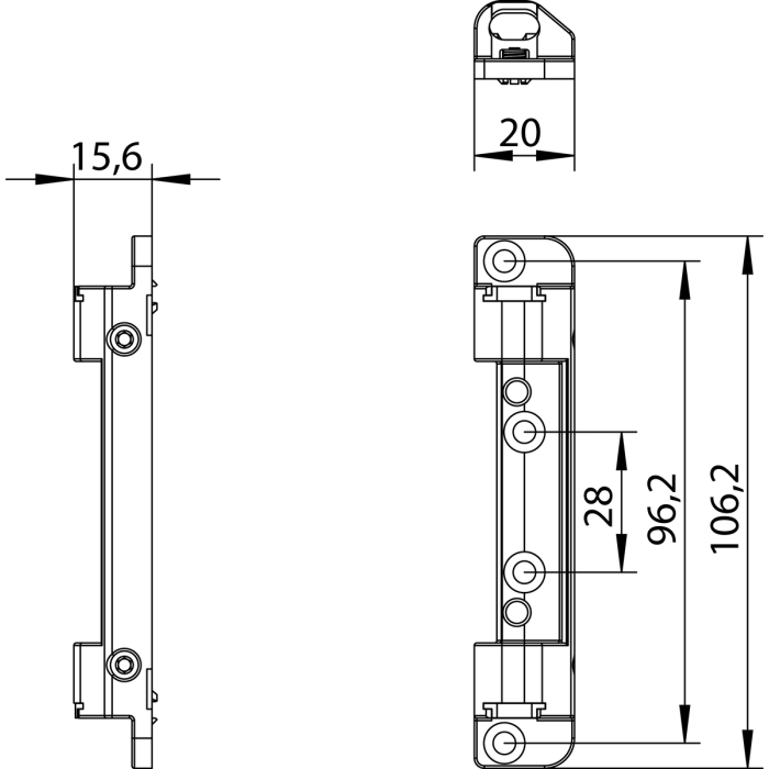 SWR SL Nůžkové ložisko