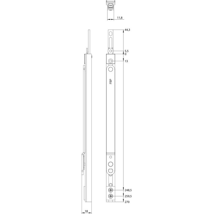 FBP-11-650 SL Okenní brzda