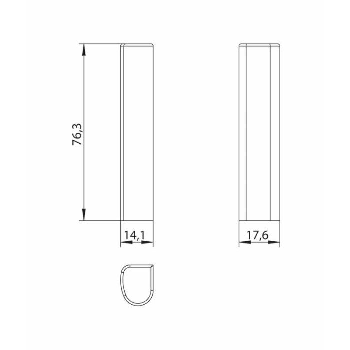 FL-KAPPE FWV RS F9 Krytka ocel pravá