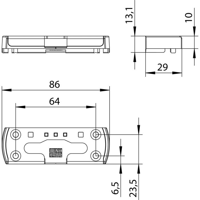 SBK.K.61 Výklopný bezp. protiplech