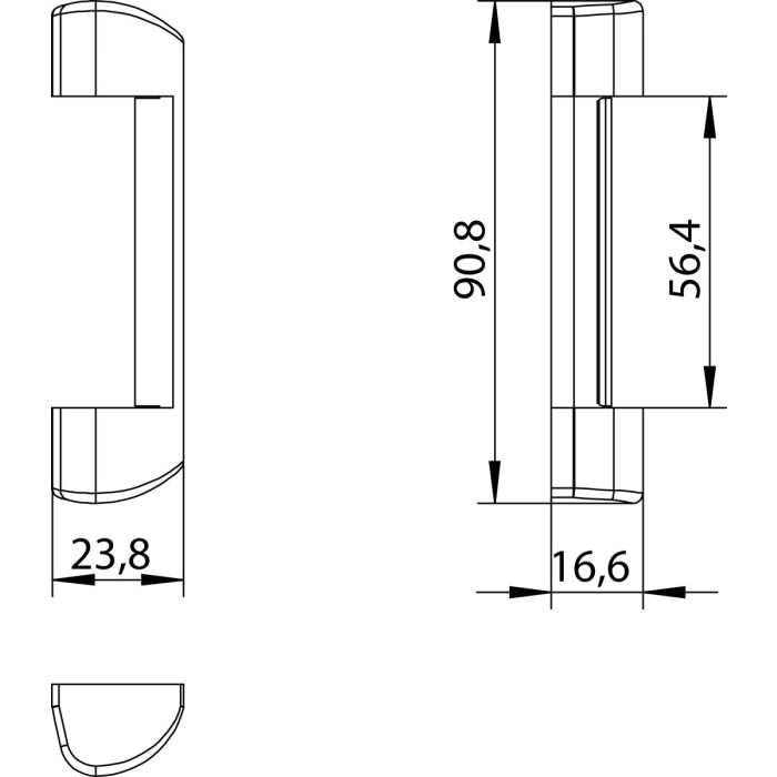 K.SL.KB.WS Krytka šir.nůžk.ložiska bílá
