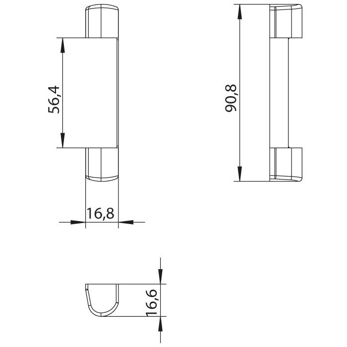 K.SL.KS.CW RAL9001 Krytka nůžkov.ložiska