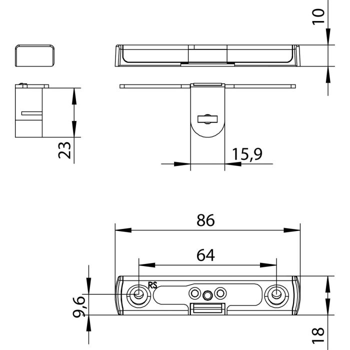 DS-SBK.H.9-18.RS Protiplech pravý