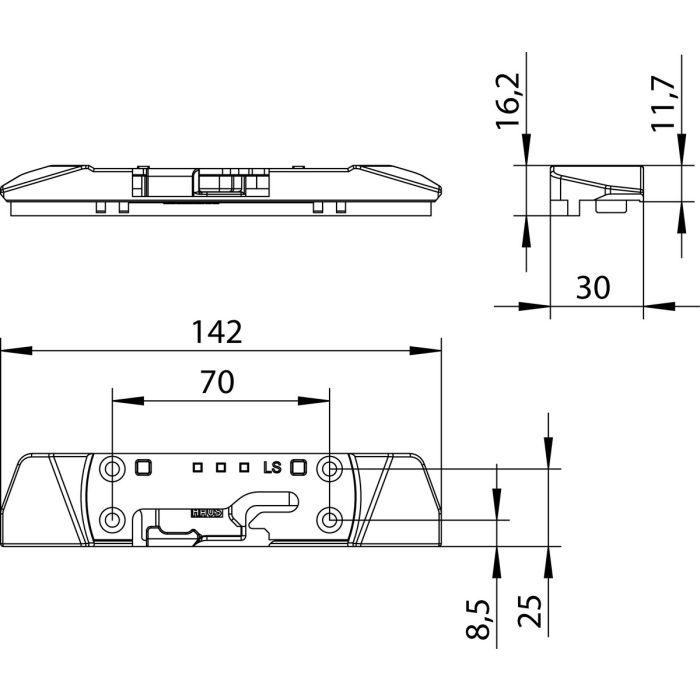 SBK.K.PA.192.LS Výkl.bezp.protipl.levý