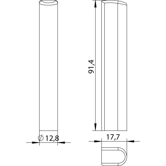 K.FL.HT.RS.F9 Krytka křídl.lož.ocel PR