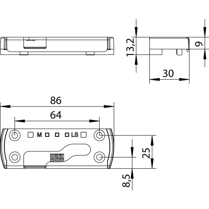 SBS.K.PAD.162.LS bezp.protiplech levý