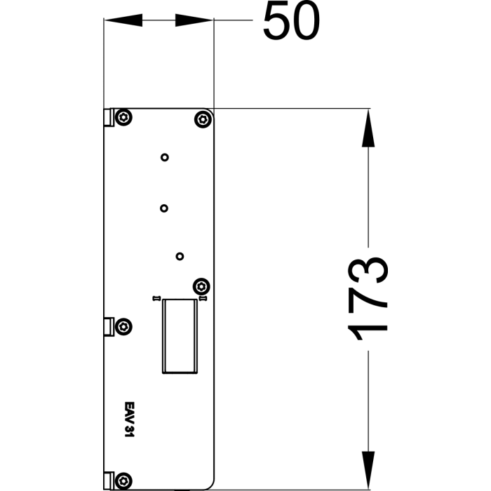 MOTORKASTEN EAV3 BL G3 samostatný