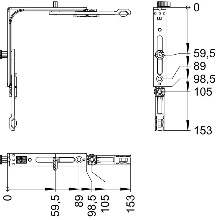 E1.N.MSL. Roh.vedení mikro pravé