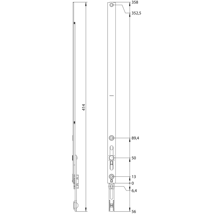 VS.U.360-0 Prodlužovací uzávěr