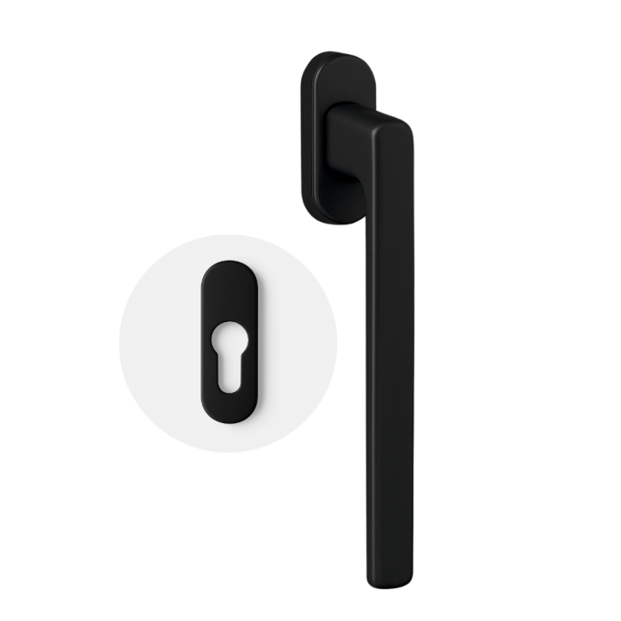 PP.502R/200.SW25 HF.kl.+rozeta ext. Čer