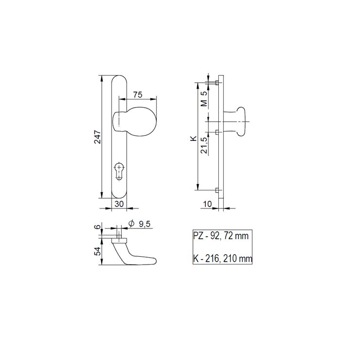 KS 1009 JSZ-G 92/8 30 AGR25 antrac K=216