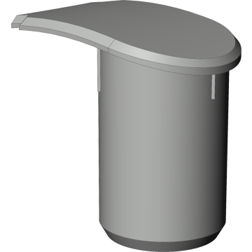 S.FL.K.BR Zátka křídl. ložiska hnědá