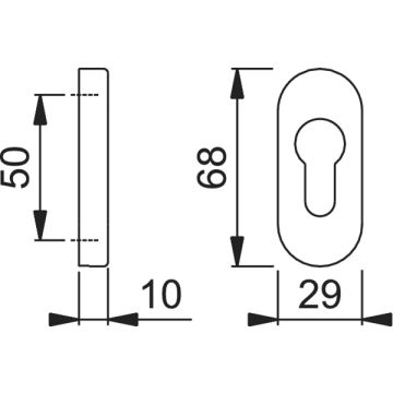 ROZETA HP OVÁLNÁ 30PS PZ 29/10 F31(2 KS)