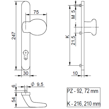 KS 1009 JSZ-G 92/8 30 hnědá K=216