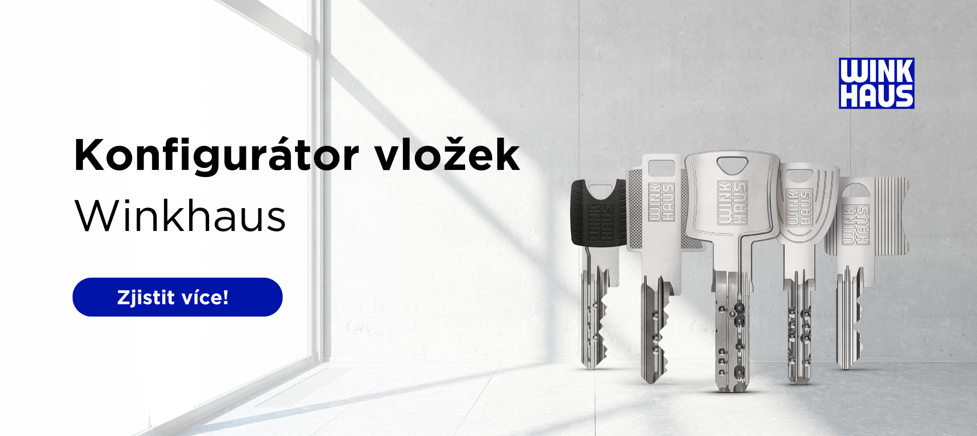 CZ- Kliky s klíčem pro vaše okna